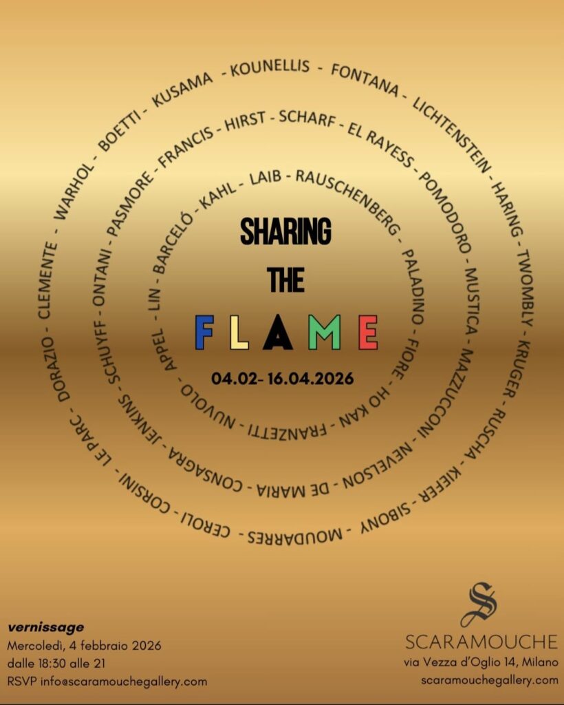 scaramuche, sharing the flame, gio pomodoro